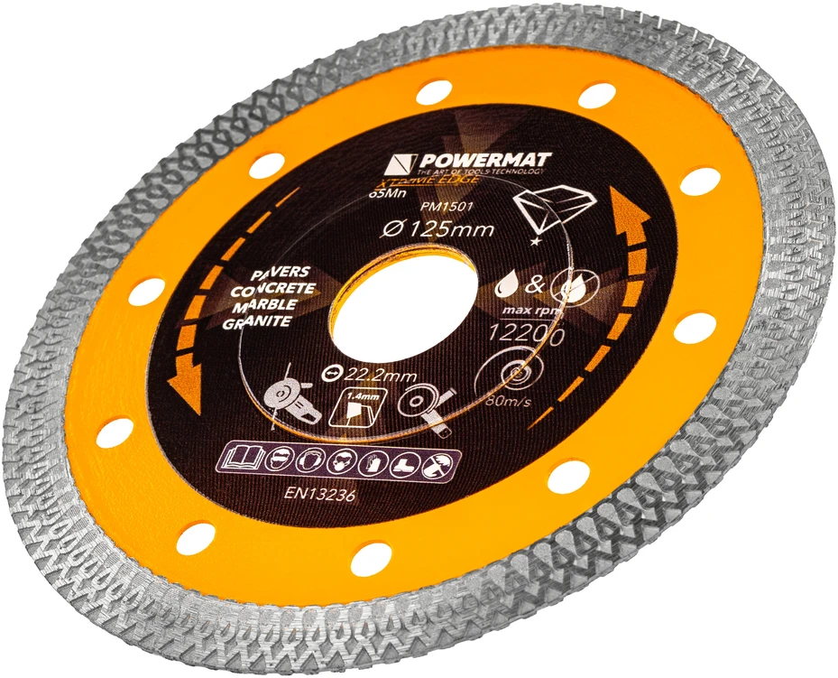 Powermat Deimantinis diskas 125 mm PM-TDCS-1257T
