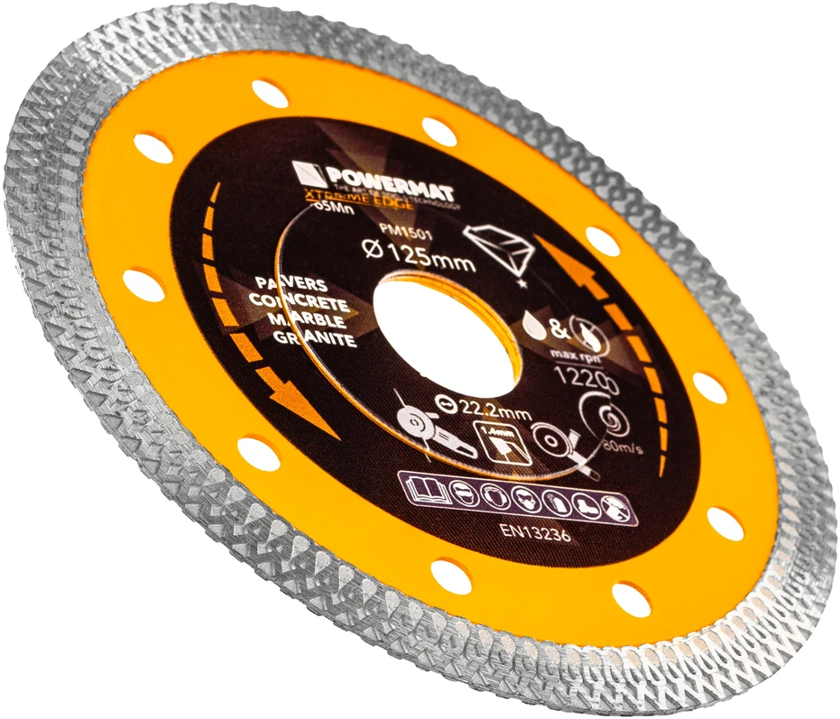 Powermat Deimantinis diskas 125 mm PM-TDCS-1257T