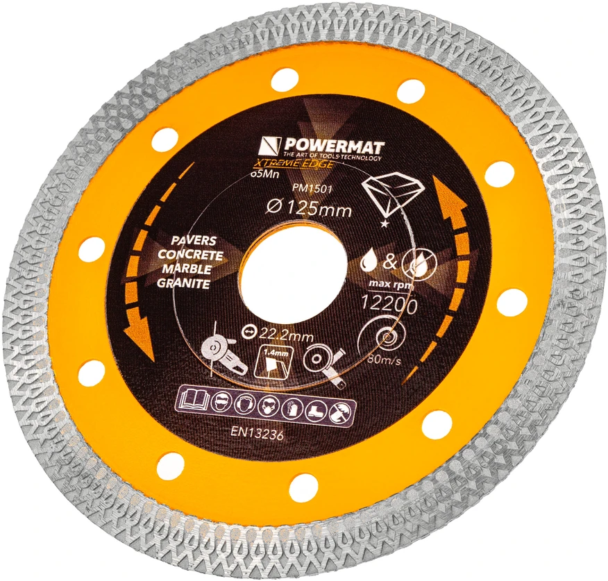 Powermat Deimantinis diskas 125 mm PM-TDCS-1257T