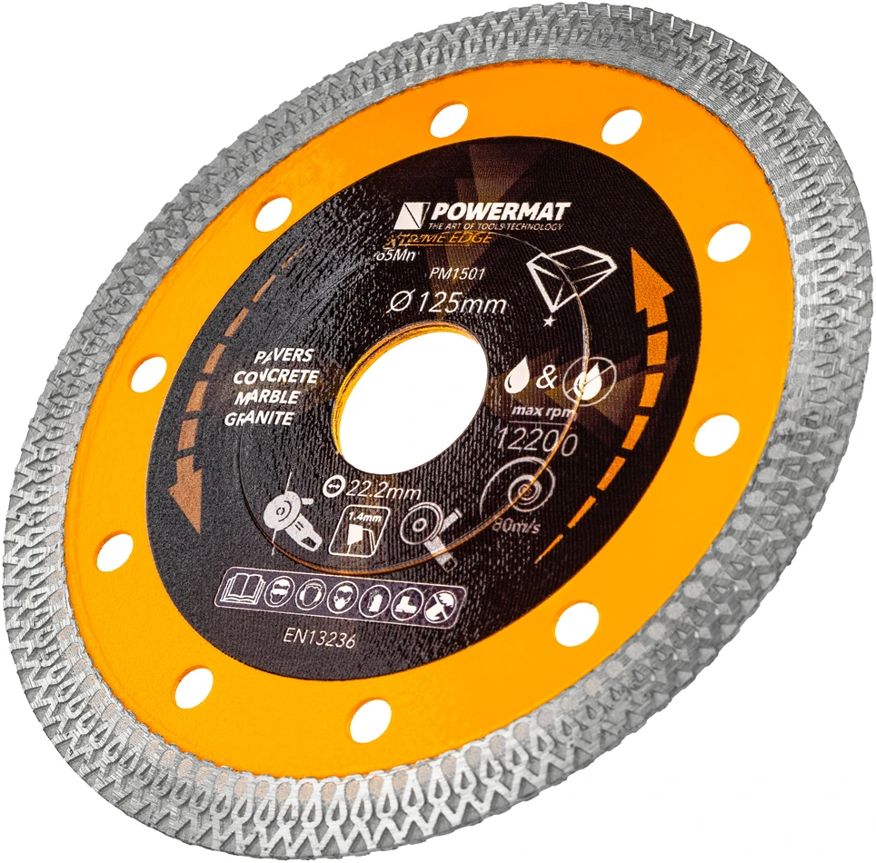 Powermat Deimantinis diskas 125 mm PM-TDCS-1257T