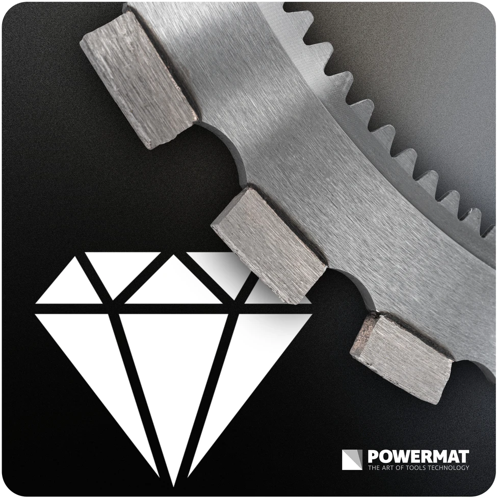 Powermat Deimantinis žiedinis diskas 410 mm PM-TPDB-410M