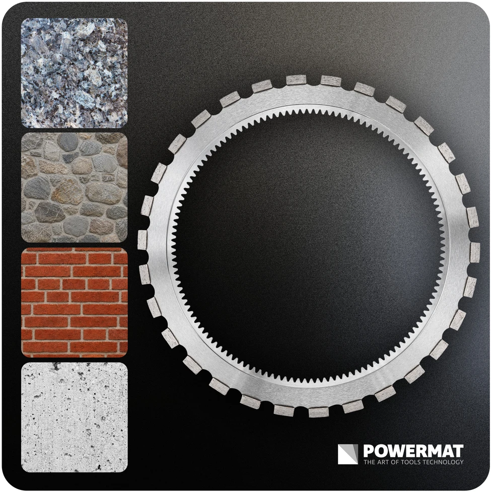 Powermat Deimantinis žiedinis diskas 410 mm PM-TPDB-410M