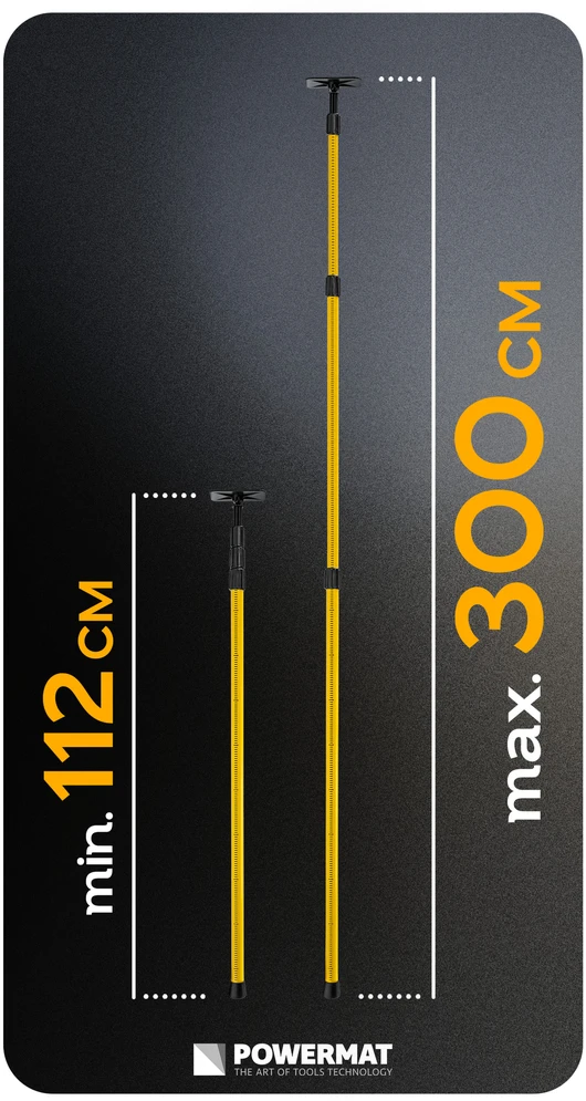 Powermat KRYŽMINIŲ LAZERIŲ TVIRTINIMO STRYPAS 3m PM-TPLK-3M