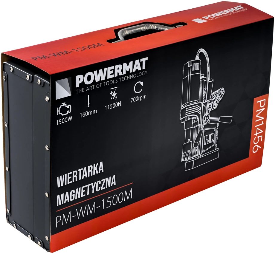 Powermat Magnetinė gręžimo staklės PM-WM-1500M