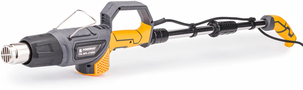 Powermat Elektrinis karšto oro pistoletas 3-in-1, 2000W, su 5 antgaliais, piktžolių deginimui, grilio uždegimui, dažų šalinimui, karšto oro pistoletas