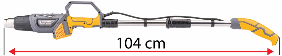 Powermat Elektrinis karšto oro pistoletas 3-in-1, 2000W, su 5 antgaliais, piktžolių deginimui, grilio uždegimui, dažų šalinimui, karšto oro pistoletas
