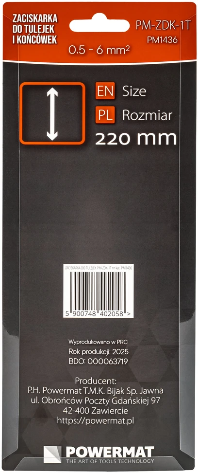 Powermat Gnybtų spaustukas PM-ZDK-1T movoms