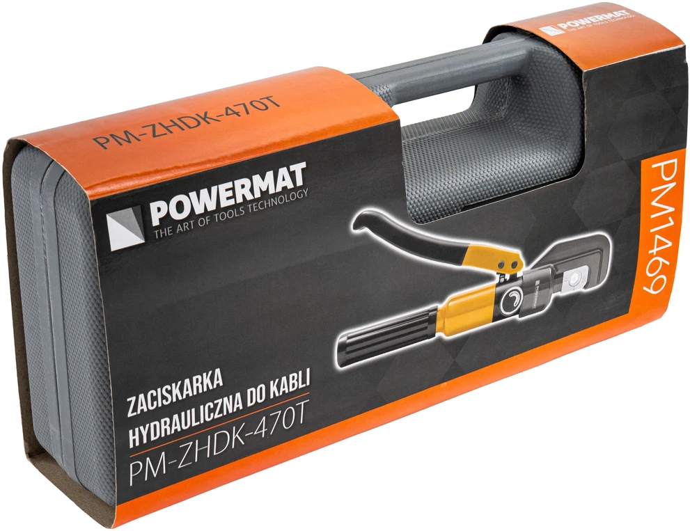 Powermat HIDRAULINIS PRESAVIMO ĮRANKIS KABLIAMS 4-70mm2 (RINKINYS) PM-ZHDK-470T