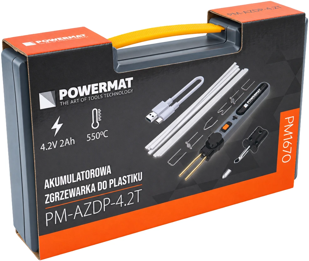 Powermat Akumuliatorinis plastikų suvirinimo aparatas PM-AZDP-4.2T