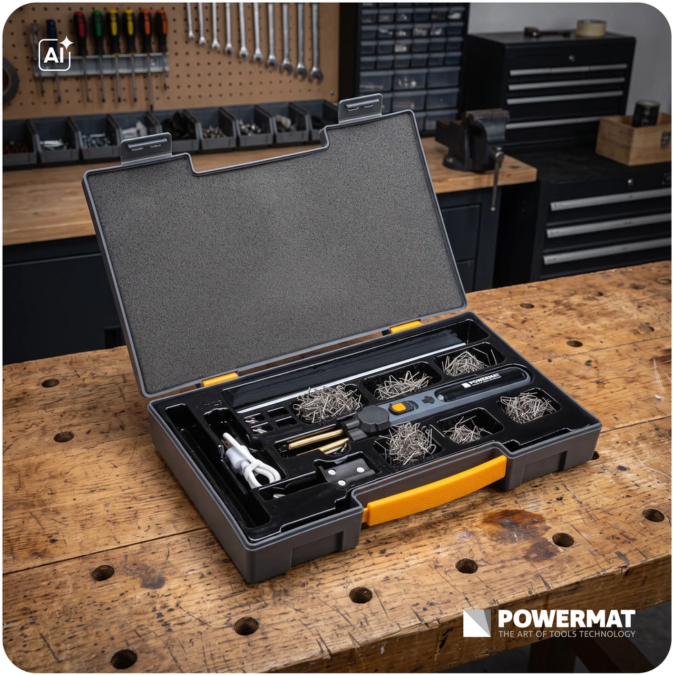 Powermat Akumuliatorinis plastikų suvirinimo aparatas PM-AZDP-4.2T
