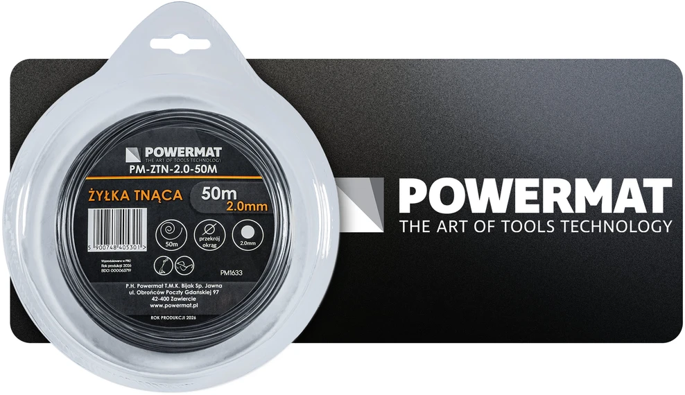 Powermat Pjovimo valas PM-ZTN-2.0-50M