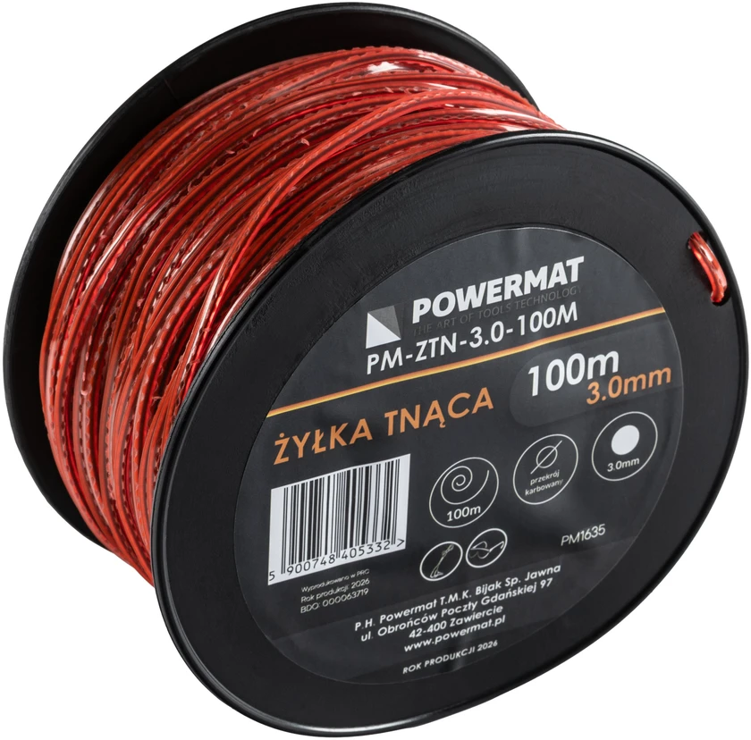 Powermat Pjovimo valas PM-ZTN-3.0-100M