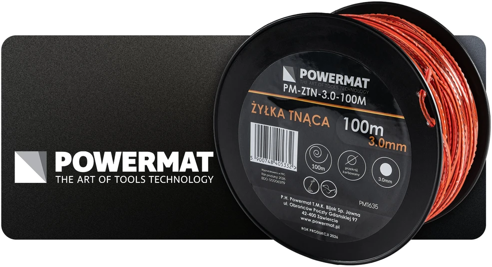 Powermat Pjovimo valas PM-ZTN-3.0-100M