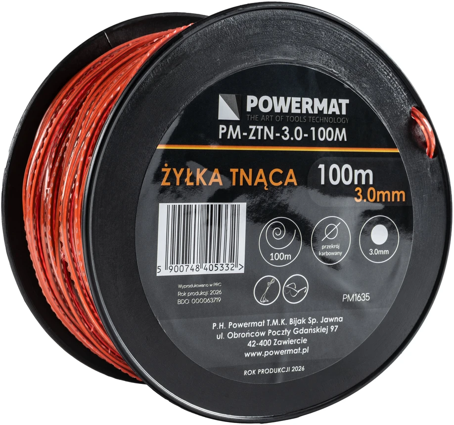 Powermat Pjovimo valas PM-ZTN-3.0-100M