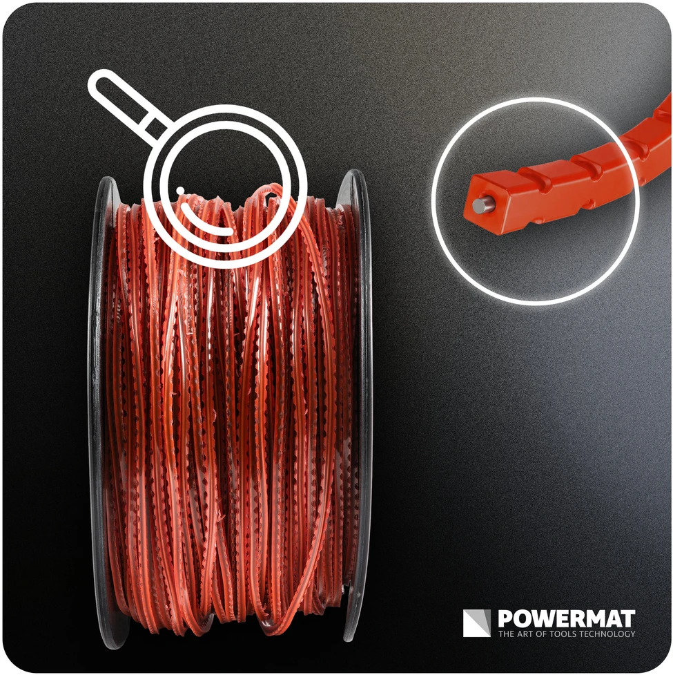 Powermat Pjovimo valas PM-ZTN-3.0-100M