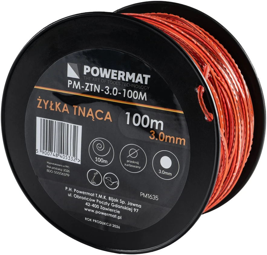 Powermat Pjovimo valas PM-ZTN-3.0-100M