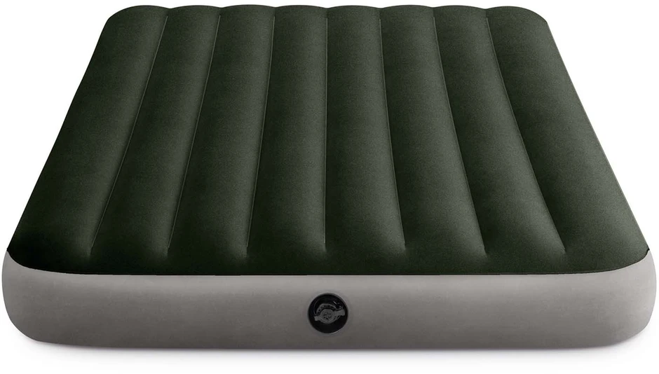 INTEX pripučiamas čiužinys 191x137x25 cm su stūmokline pompa 664108