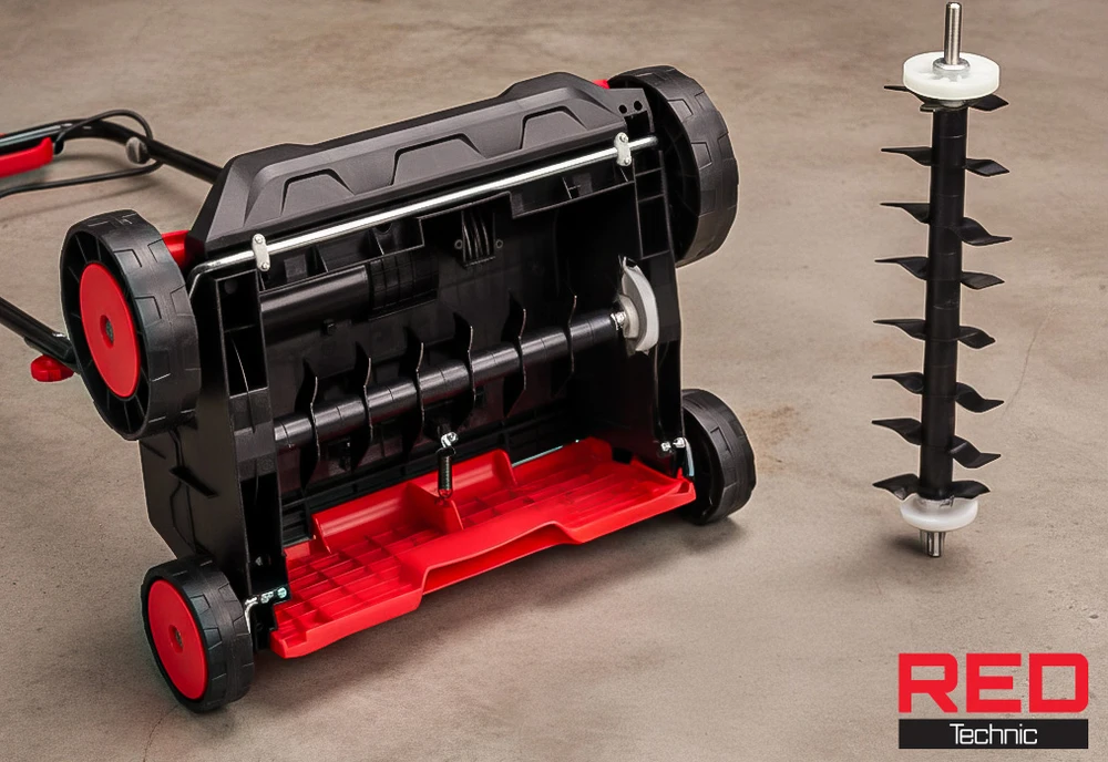Red Technic ELEKTRINIS AERATORIUS VERTIKULIATORIUS 3in1 2400W RAUDONAS TECHNIC RTAEW0016