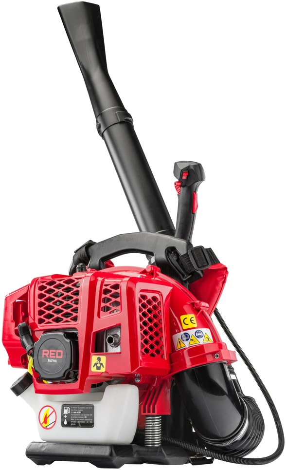 Red Technic Kuprinės benzininis lapų pūstuvas, sodo valymui, galingas 2-taktis variklis, 1360 m³/h oro srautas, sunkiasvoris lapų pūstuvas, sniego pūstuvas