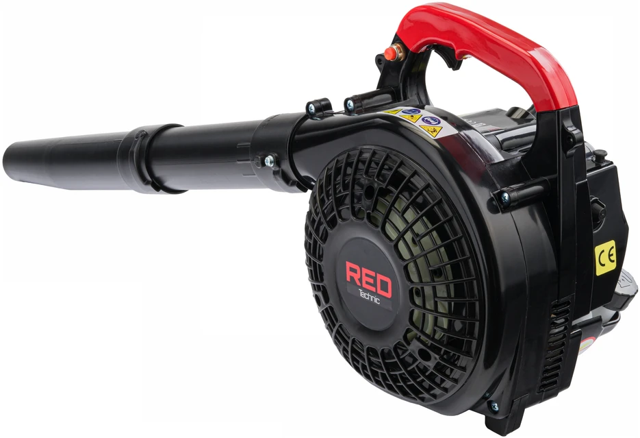 Red Technic Benzininis lapų pūstuvas, 2-taktis variklis, 770 m³/h oro srautas, 0.4 L kuro bakas, sodo sniego pūstuvas, galinga turbina
