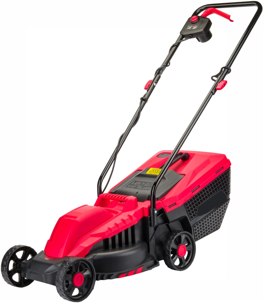 Red Technic Elektrinė vejapjovė, 2200W su laidu, 32cm pjovimo plotis, su 30L surinkimo krepšiu, reguliuojamas aukštis