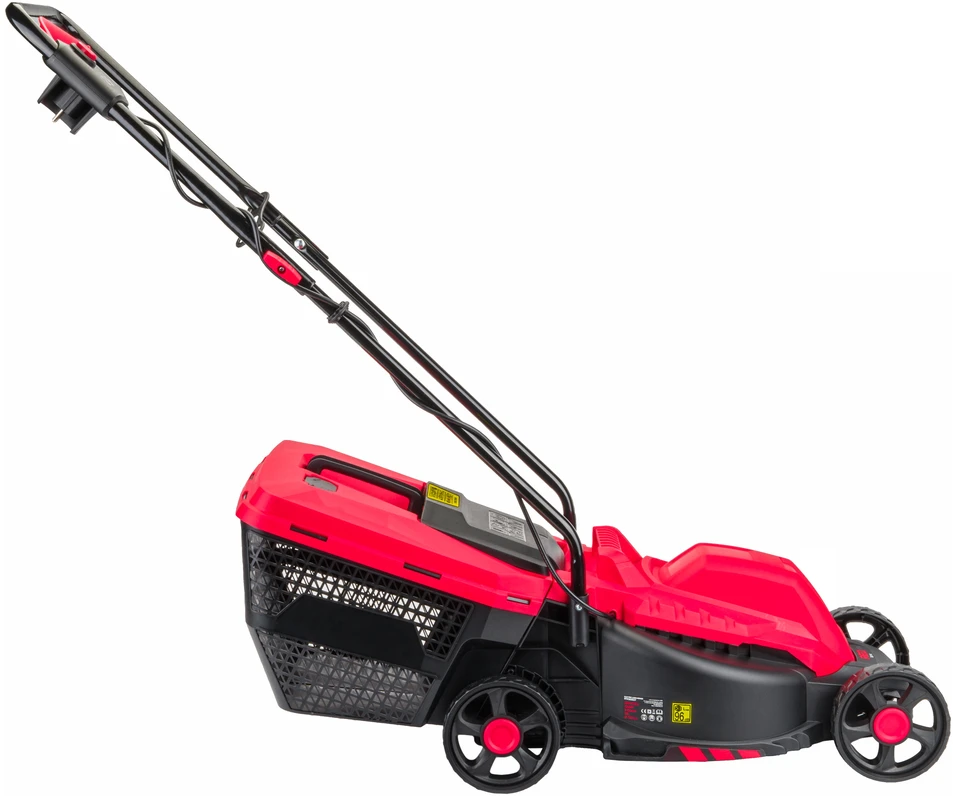 Red Technic Elektrinė vejapjovė, 2200W su laidu, 32cm pjovimo plotis, su 30L surinkimo krepšiu, reguliuojamas aukštis