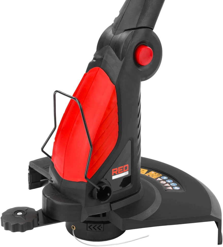 Red Technic Elektrinė žoliapjovė, 1450W galinga žoliapjovė, 330mm pjovimo plotis, elektrinis vejos kraštų apipjoviklis, sodo žoliapjovė