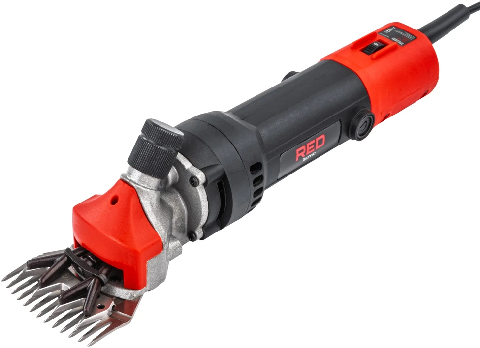 Red Technic Avies kirpimo mašinėlė, gyvūnų kirpimo mašinėlė, 600W galia, 78mm ašmenys, profesionali avies kirpimo mašinėlė