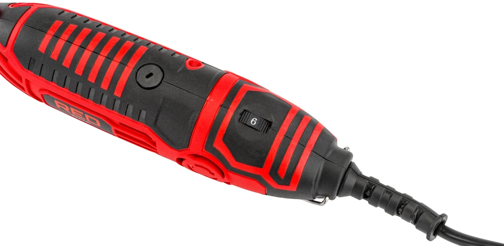 Red Technic Mini sukamasis įrankis, su 180 dalių priedų rinkiniu, 280W, 35000 RPM, rankdarbiams, hobiams ir „pasidaryk pats“ projektams