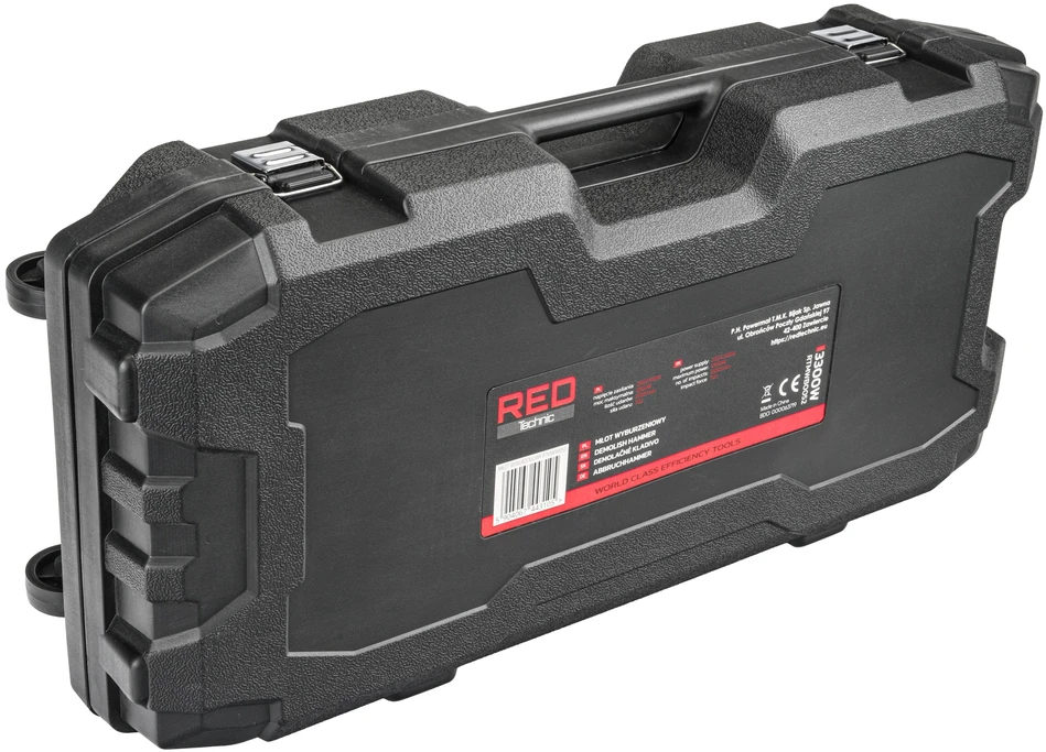 Red Technic Raudonas Technic griovimo perforatorius smūginis kalamasis 3300 W HEX 70 J RTMWB0052