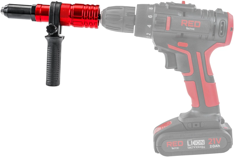 Red Technic Kniedijimo įrankio adapteris kniedžių veržlėms RTNIA0123