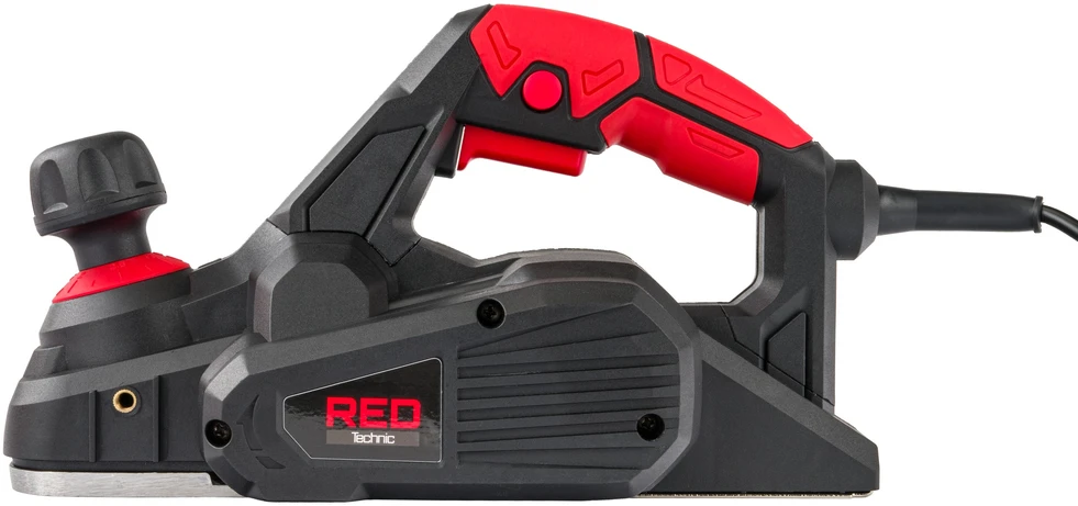 Red Technic Elektrinės obliavimo staklės 1600W, medienos obliavimo staklės, elektrinis įrankis medienos apdirbimui, reguliuojamo gylio obliavimo staklės, didelio našumo obliavimo staklės