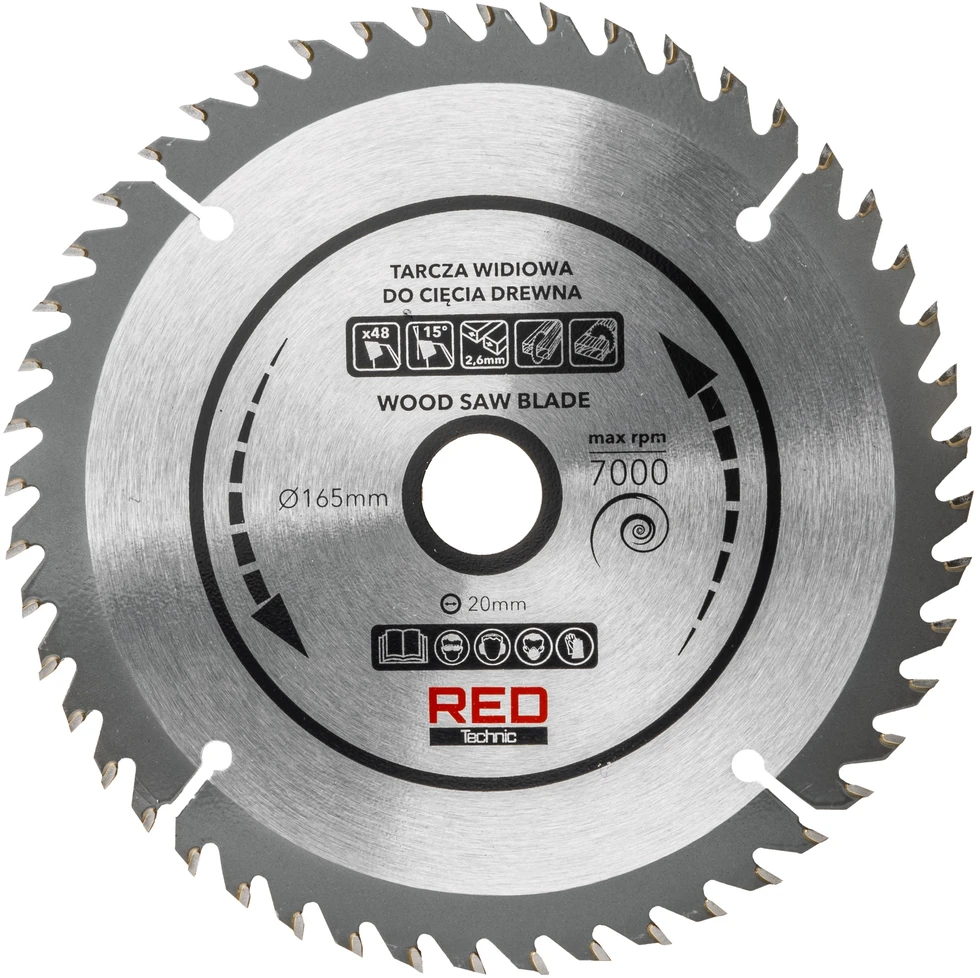 Red Technic Įgilinamasis diskinis pjūklas Raudona Technic RTPZ0129 2400W