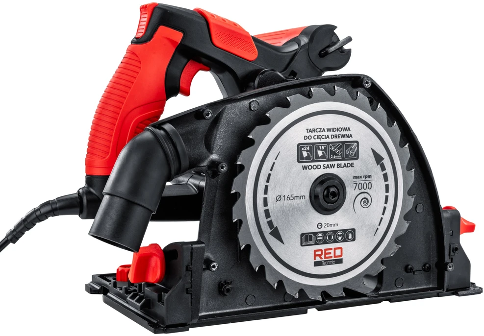 Red Technic Įgilinamasis diskinis pjūklas Raudona Technic RTPZ0129 2400W