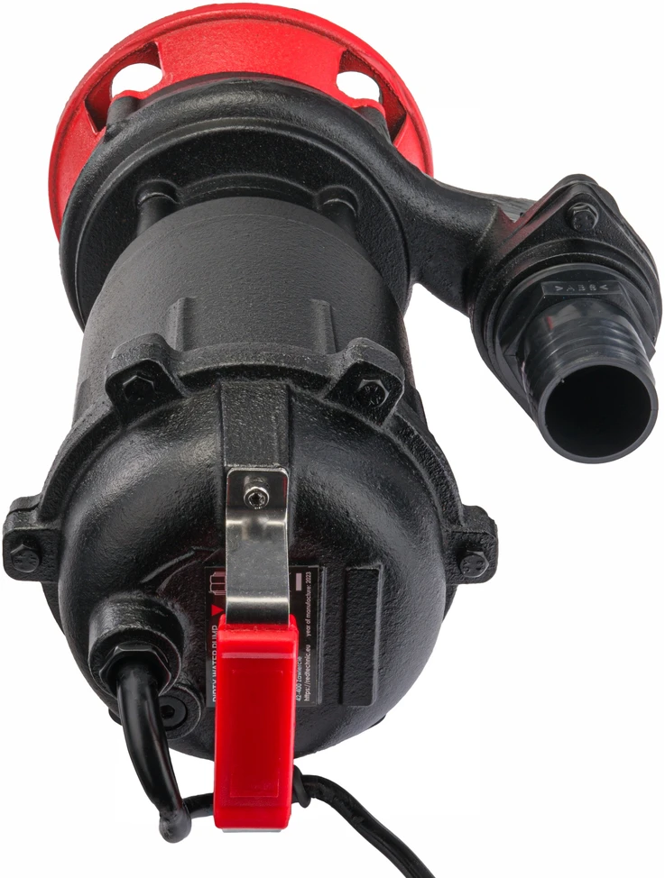 Red Technic Septiko siurblys su smulkintuvu, 4-in-1, nešvariam vandeniui, nuotekų siurblys, panardinamas siurblys su smulkintuvu, 750W didelio našumo siurblys
