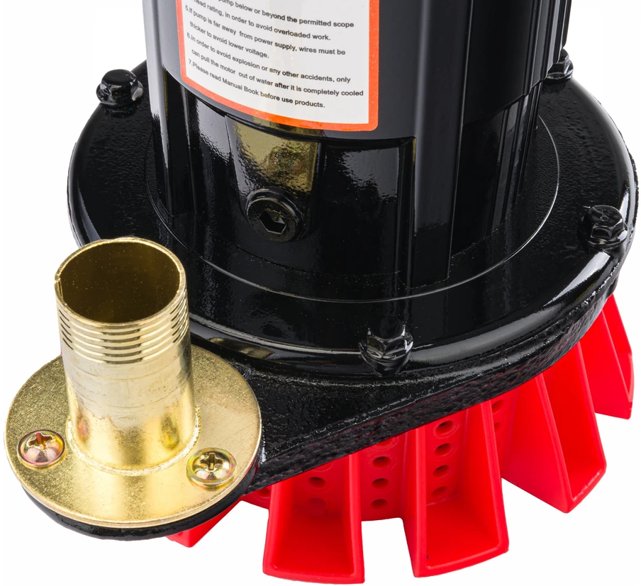 Red Technic Panardinamas nešvaraus vandens siurblys, švariam vandeniui, lietaus vandeniui, nuotekoms, 8000 litrų per valandą, 230V, 650W