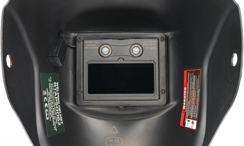 Red Technic Automatiškai patamsėjanti suvirinimo kaukė su filtru Raudonas TECHNIC RTAPS0062
