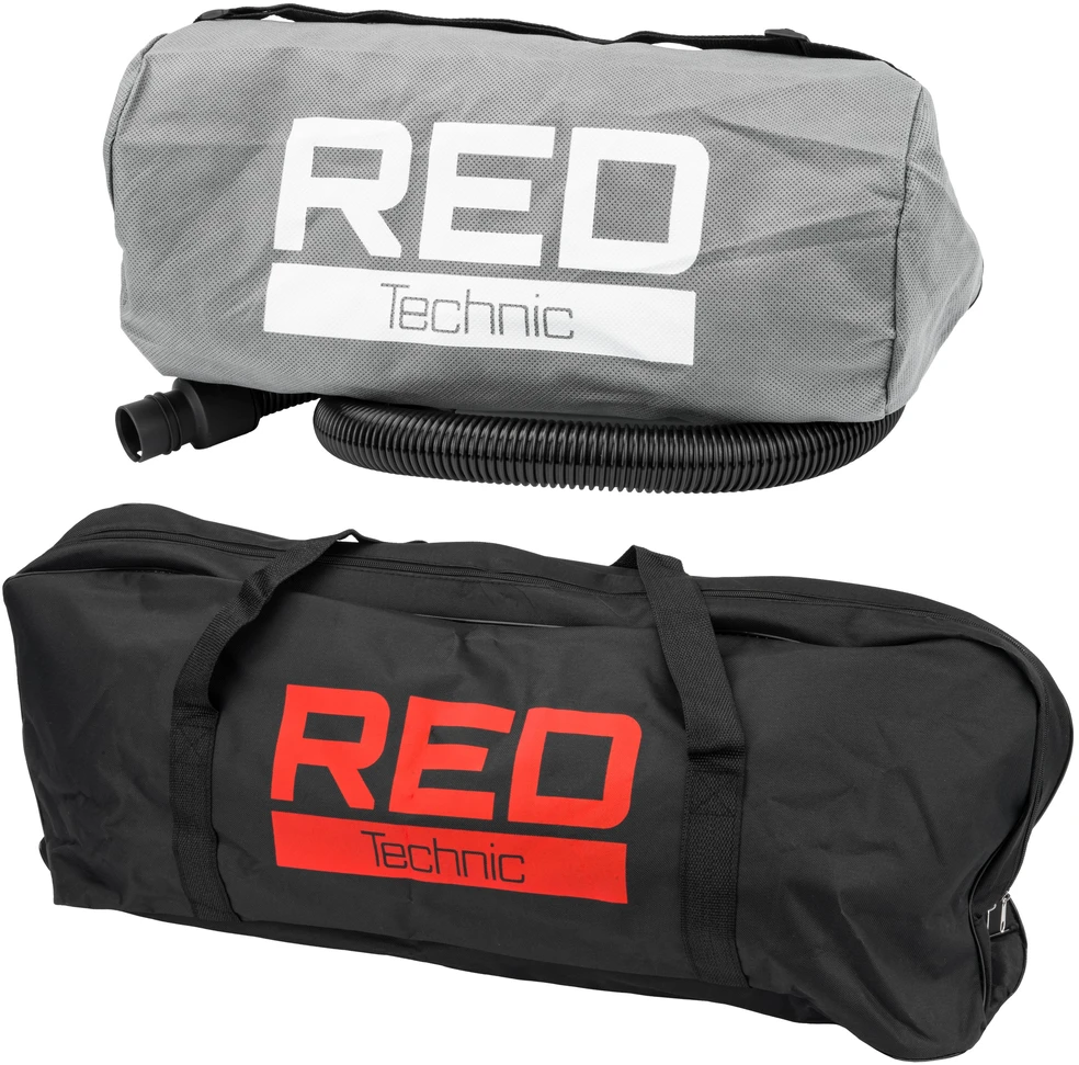 Red Technic Gipso šlifuoklis sienoms ir luboms, 2000W, su LED šviesa, teleskopine rankena, dulkių ištraukimu, gipso kartono šlifavimo mašina