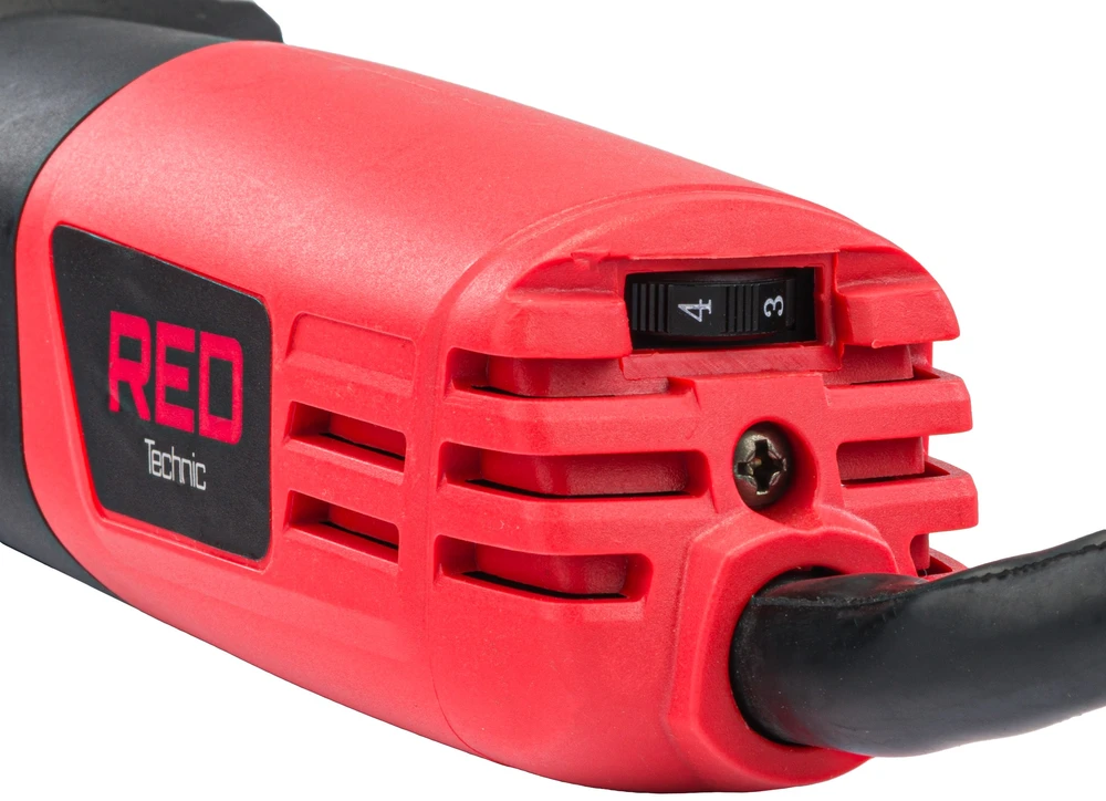 Red Technic Tiesinis šlifuoklis, 6mm griebtuvas, 1500W kintamas greitis, rotacinis įrankis metalui, medienai, stiklui, keramikai, plastikui, mini šlifuoklis