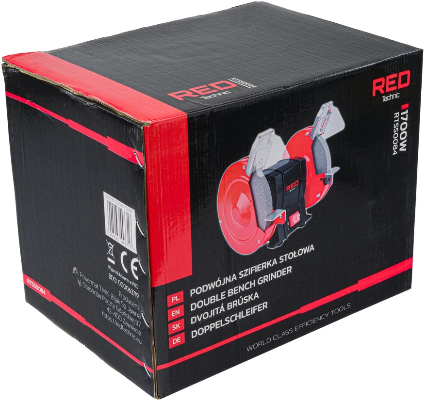 Red Technic Stalinis šlifuoklis 200 mm RTSS0084