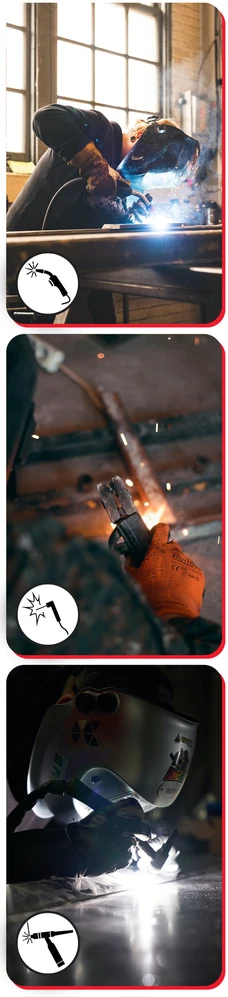 Red Technic MIG MAG MMA TIG Suvirinimo aparatas, 250A Inverterinis suvirinimo aparatas, Daugiafunkcinis sinergetinis suvirinimo aparatas plienui ir aliuminiui