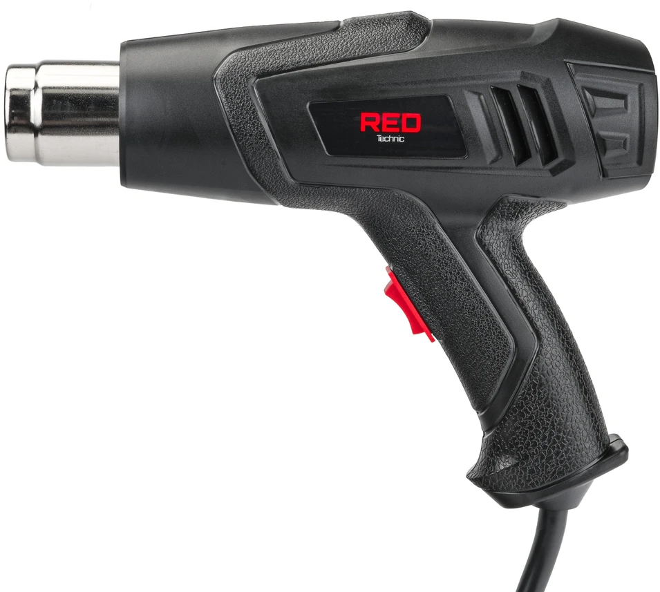 Red Technic ELEKTRINIS ŠILUMOS PISTOLETAS 2 GREIČIAI 4 ANTGALIAI 600C 2000W RTOP0042