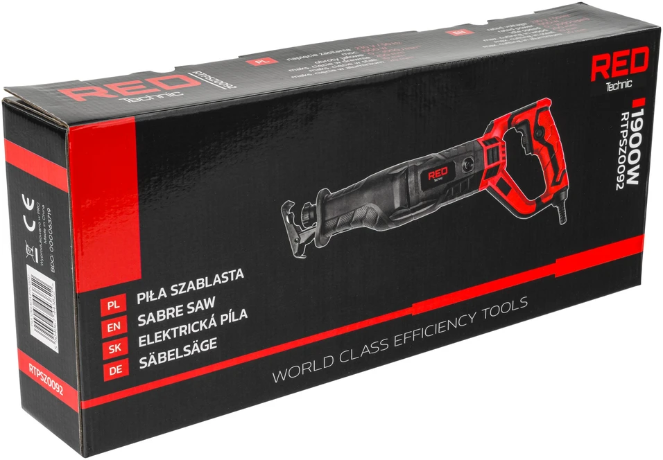 Grandininis pjūklas Red Technic tiesinis pjūklas RTPSZ0092