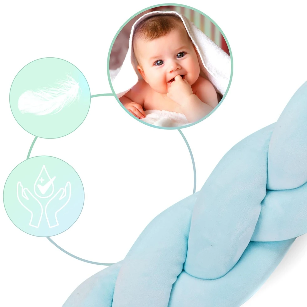 Ricokids pinta lovytės apsauga 3m - mėlyna