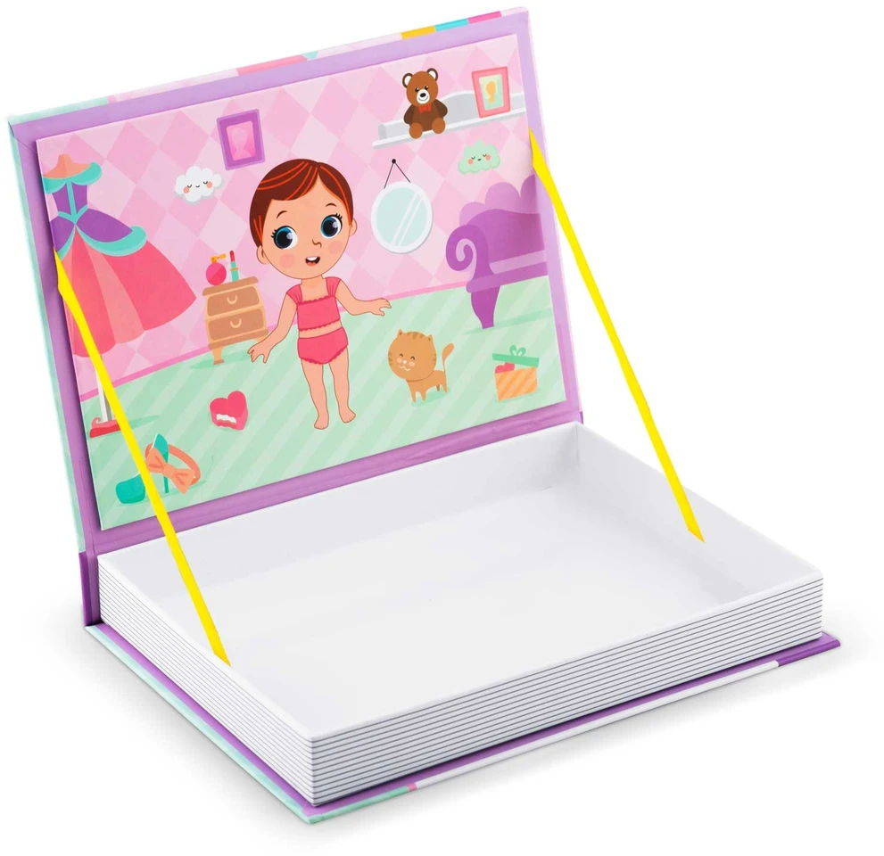 Ricokids Magnetinė dėlionių knygelė mergaitėms, spinta RK-770