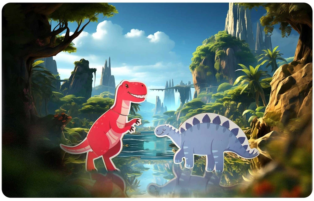 Ricokids Magnetinė knygelė-dėlionė Dinozaurai RK-770