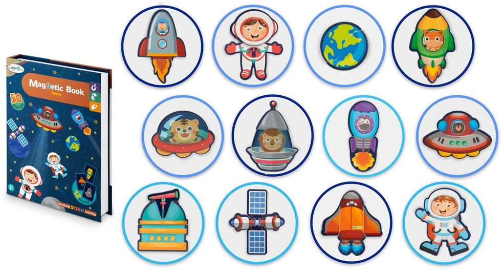 Ricokids „Cosmos RK-770“ magnetinė knyga