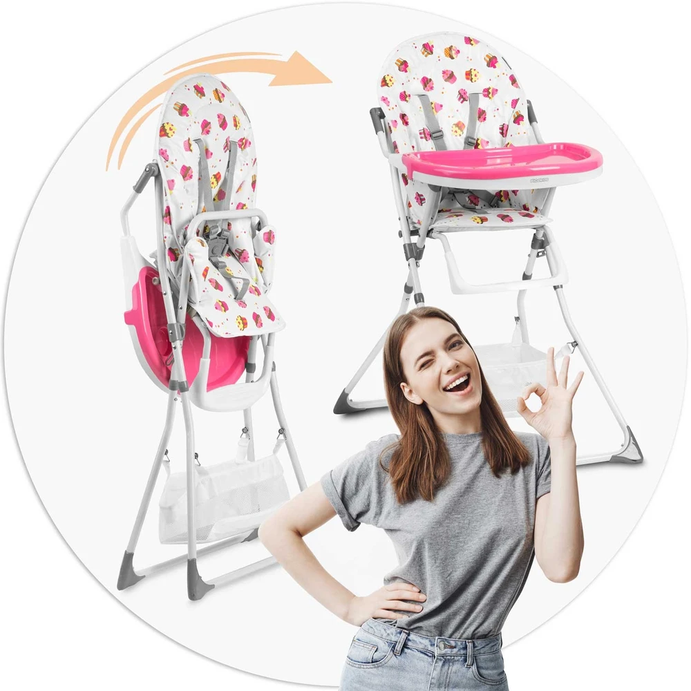 Maitinimo kėdutė su staliuku Ricokids Fando