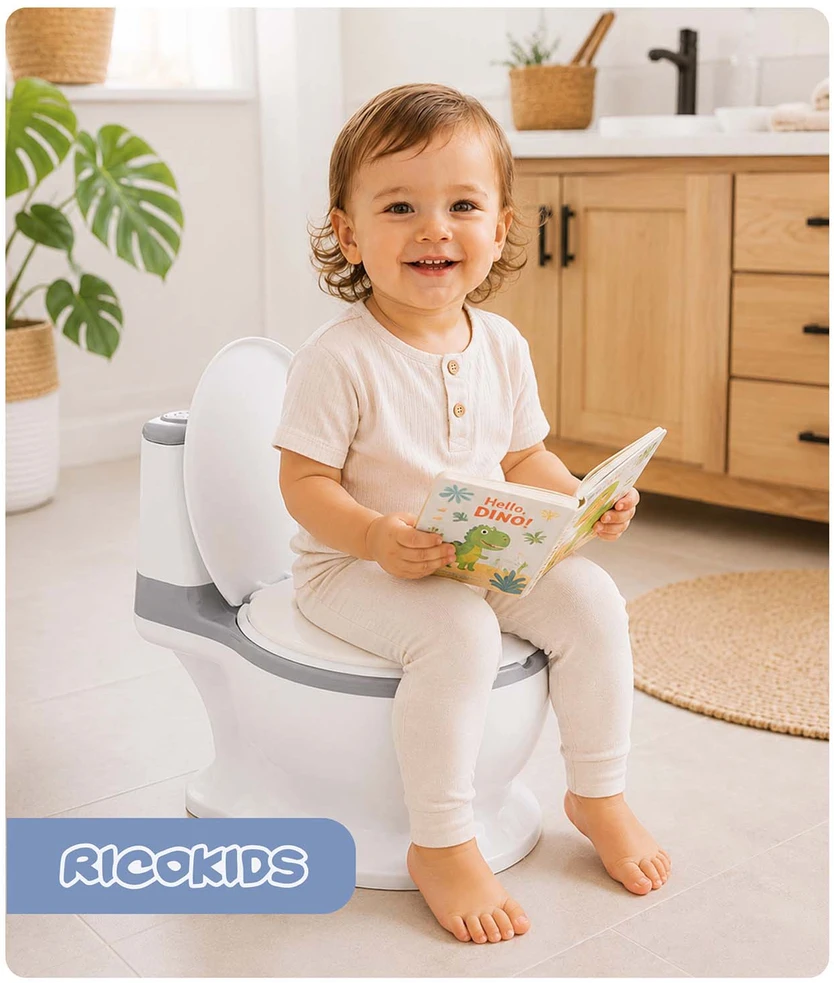 Ricokids Nocnik grający interaktywny toaleta turystyczna vaikams RK-290