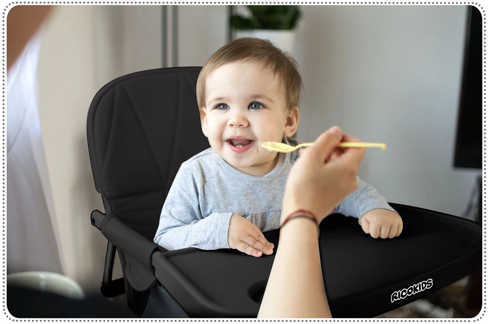Ricokids Nuco maitinimo kėdutė, juoda